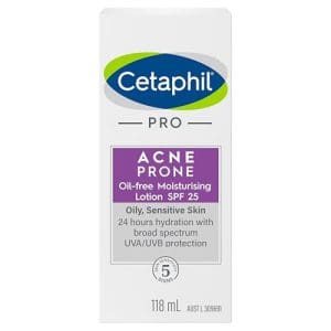 Cetaphil Pro Acne Prone Oil-Free Moisturising Lotion SPF25 118mL