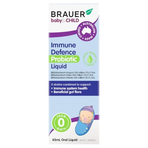 Brauer Baby and Child Immune Defence Probiotic Liquid 45 ml