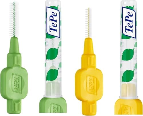 Tepe Orthodontic Kit 10Pcs Oral Care Kit For Cleaning Braces And Implants Interdental Cleaning Tools Good For Teeth Cleaning Plaque Removal Dental Kit With Orthodontic Wax