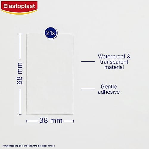 ELASTOPLAST SCAR REDUCER 3.8X6.8 21 EA