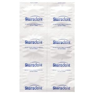 Steradent Denture Cleaning Tablets Extra Strength Intensive Whitening 30 Pack - Image 3
