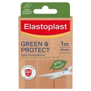 Elastoplast Dressing Green And Protect Extra Strong Adhesion Dressing 1 M X 6 cm Size Beige