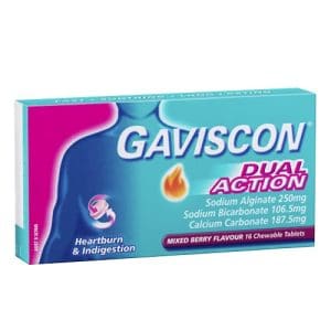 Gaviscon Dual Action Mixed Berry 16 Pack