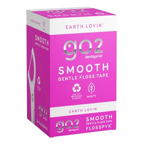 Go2 Dentagenie Smooth Flosspyx Minty 36 Pack