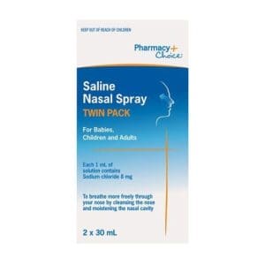PC Saline Nasal Spray Twin Pack 2 x 30 mL