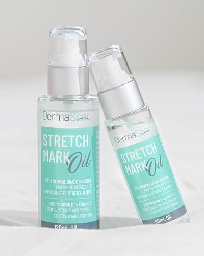 Dermascar Stretch Mark Oil - Stretch Marks Removal Oil - Scar And Stretch Marks Treatment For Men And Women - Stretch Marks Removal For Pregnancy - 60ml