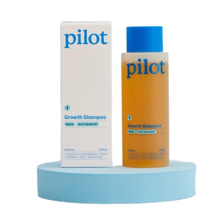Pilot Growth Shampoo 250ml Hair Growth Anti – Dandruff Shampoo Thickening Shampoo For Men Target Thinning Hair Minimise Breakage With Deep Cleaning Action To Reduce Pesky Dandruff
