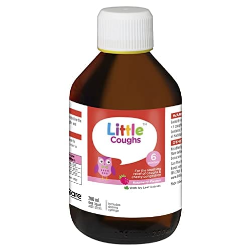 Little Coughs Original Raspberry Oral Liquid Bottle 200ml