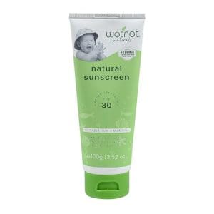 Wotnot Naturals Natural Zinc Sunscreen Baby SPF 30 100g