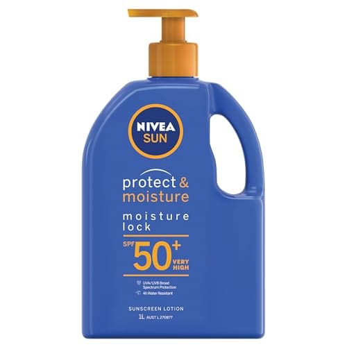Nivea Sun Protect Moisture Lock Sunscreen Lotion 1L SPF 50 Water Resistant