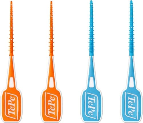 Tepe Orthodontic Kit 10Pcs Oral Care Kit For Cleaning Braces And Implants Interdental Cleaning Tools Good For Teeth Cleaning Plaque Removal Dental Kit With Orthodontic Wax