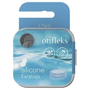 Otifleks Silicone Earplug Pair Blue 4 Count Pack Of 4