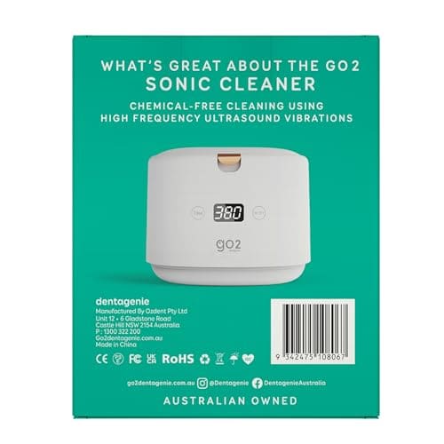 Ultrasonic Cleaner Go2 Dentagenie Chemical - Free Cleaning Ultrasonic Vibrations
