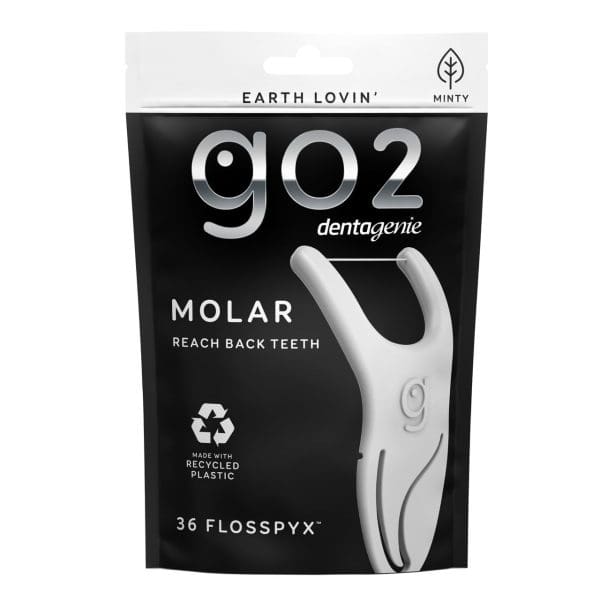 Go2 Dentagenie Molar Flosspyx Minty 36 Pack