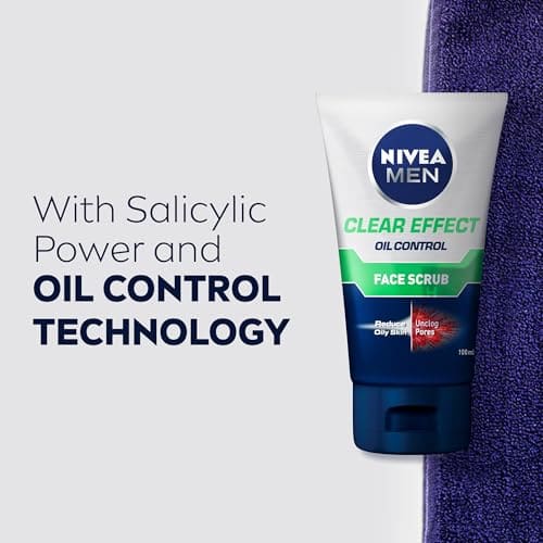 Nivea Men Clear Effect Oil Control Face Scrub 100ml