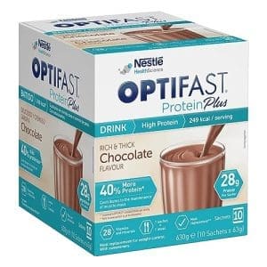 Optifast Vlcd Protein Plus Shake Chocolate 10 X 63G - Image 3