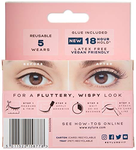 Eylure Fluttery Light No. 117 Twin False Lashes Pack