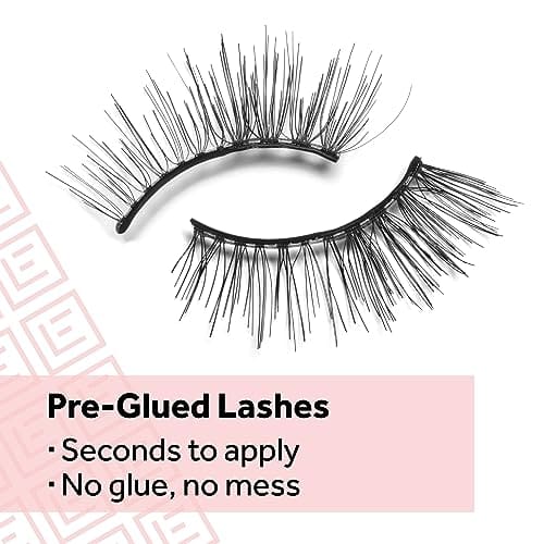 Eylure London Pre Glued Eyelashes, Accent 003