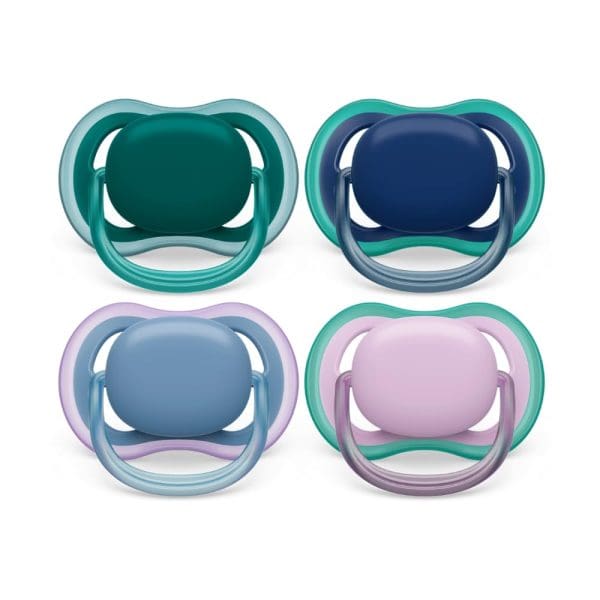Philips Avent Ultra Air Soother 6 - 18 Months Plain Mixed 2 - Pack Scf085 38