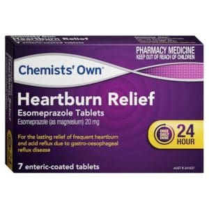 Chemists' Own Heartburn Relief Esomeprazole Tablets 20mg 7