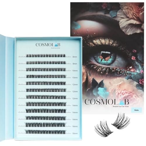 COSMOLAB Bella Pop-On Lashes – DIY Pre-Glued Extension Clusters