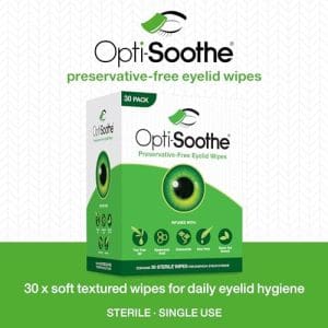 Opti-Soothe Eyelid Wipes 30 Pack - Image 3