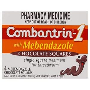 Combantrin-1 Threadworm Chocolate Squares 4 Pack - Image 3