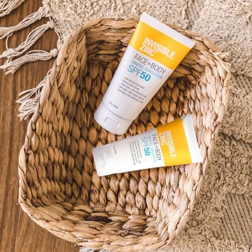 Invisible Zinc SPF50 Face And Body Sunscreen 75G