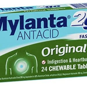 Mylanta 2Go Antacid Original 24 Tablets