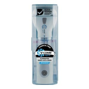 V - Comb Supra Chemical - Free Head Lice Eggs Suction Comb W 4 Capture Filters