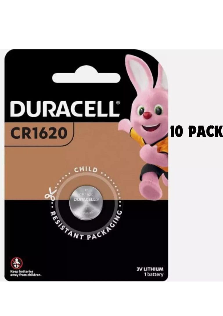 10* Duracell CR1620 Battery Lithium 3V Coin Cell Button