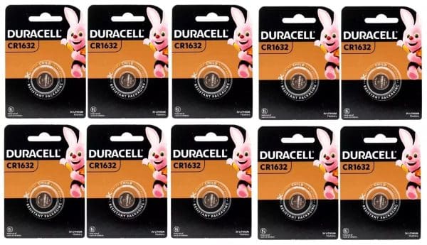 10* Duracell Cr1632 3V Lithium Coin Battery Batteries