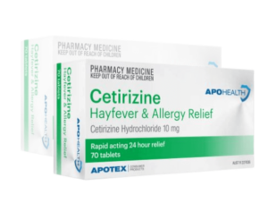 APOHEALTH Cetirizine Hayfever & Allergy Relief Tablet Blister Pack
