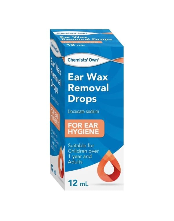 Chemists' Own Ear Wax Removal Drops 12mL