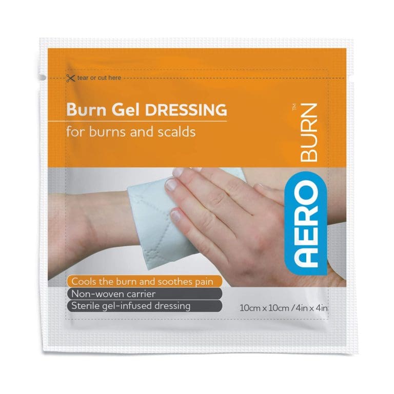 Aeroburn Burn Gel – Infused Dressing 10cm X 10cm