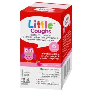 Little Coughs Original Raspberry Oral Liquid Bottle 200ml