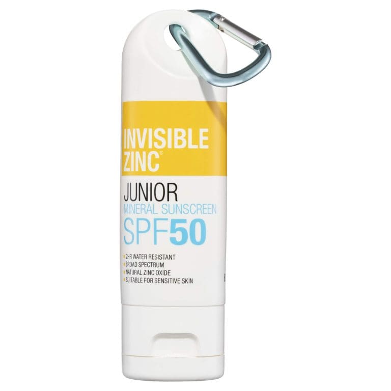 Invisible Zinc SPF50 Junior Cream Clip – On Sunscreen 60G
