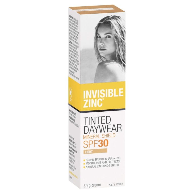 Invisible Zinc Tinted Daywear SPF30 Light Sunscreen 50G