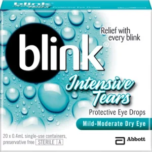 3* Blink Intensive Tears Preservative Free Eyes Drops 20 X 0 4ml