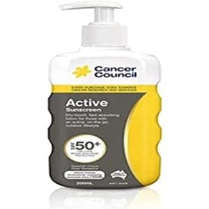 Cancer Council Active Sunscreen SPF50+ 200ml