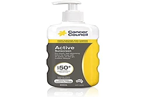 Cancer Council Active Sunscreen SPF50+ 200ml