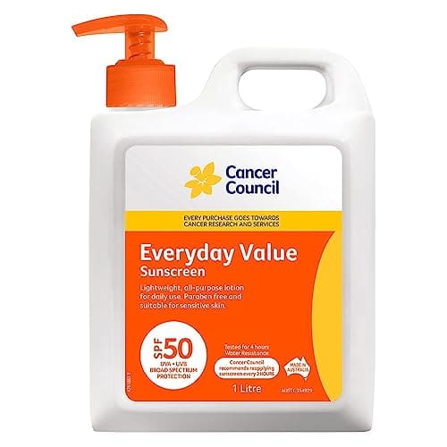 Cancer Council Everyday Value Sunscreen SPF50 1L
