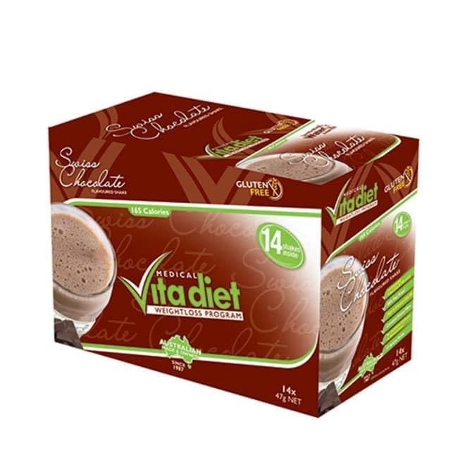 Vita Diet Shake Powder 14 – Piece Pack Swiss Chocolate
