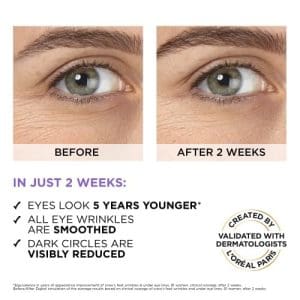 Loreal Paris Revitalift Filler Hyaluronic Acid Eye Serum Telescopic Lift Lengthening Mascara Eye Opener Duo Set - Image 4