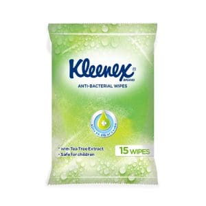 Kleenex Anti - Bacterial Wipes 15