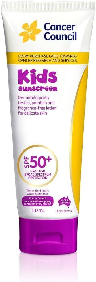 Cancer Council Kids Sunscreen SPF 50+ 110ml
