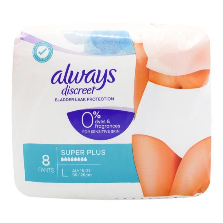 Always Discreet Pack Of 8 Underwear Super Plus Large
