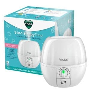 Vicks 3 - In - 1 Sleepytime Humidifier, No. 1 Brand Recommended By Pediatricians*. - Image 1