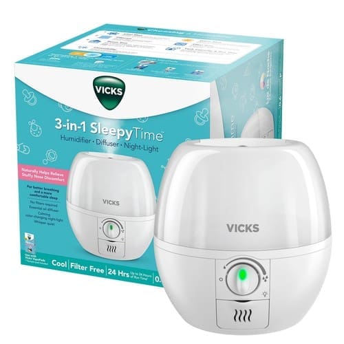 Vicks 3-in-1 SleepyTime Humidifier, No. 1 Brand Recommended by Pediatricians*. Main Image