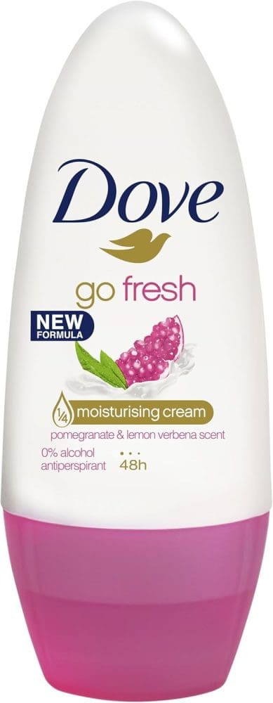 6* Dove Go Fresh Pomegranate Roll On Deodorant 50ml (packaging may vary)